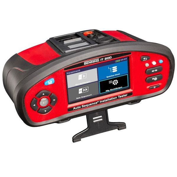 Benning IT 200 Installationstester, Anzeige: 4,5“ kapazitiver Farb-Touchscreen, 044106