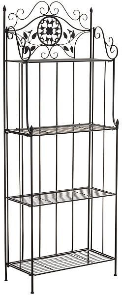 CLP Standregal Flora, schwarz, 131511101, 4251152670818