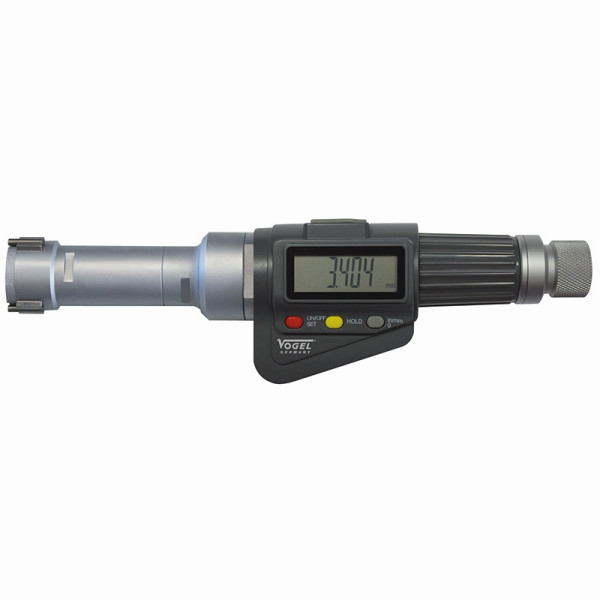 Vogel Germany Digital 3-Punkt-Bohrungsmessschraube, mit Datenausgang, IP54, 8 - 10 mm / 0.32 - 0.40 inch, 236432