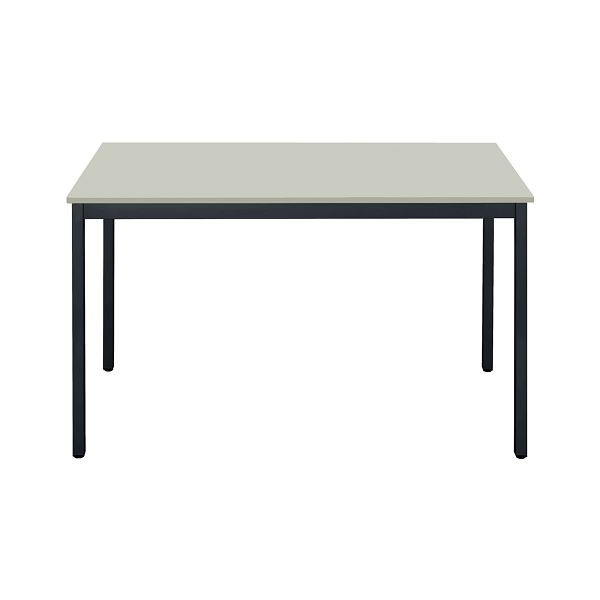 Bisley Mehrzwecktisch, Breite 1400 mm, Tiefe 800 mm, 25mm Tischstärke, 333 schwarz x G grau, MTC251408G333