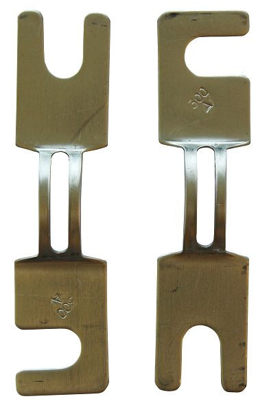 ELMAG ALU-Sicherung 300 A für EUROSTART 700 Automatik, & DIGICAR 900 (2 Stück) - L128xB31mm, 54679