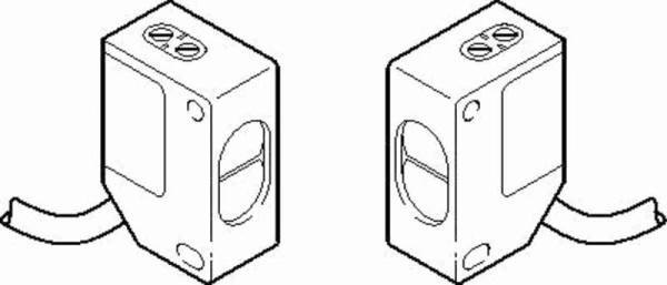 di-soric OES 31 K 20000 P3-3 Einweglichtschranke, Sender / Empfänger, pnp, 100 mA, NO/NC, umschaltbar (Empfänger), 209273