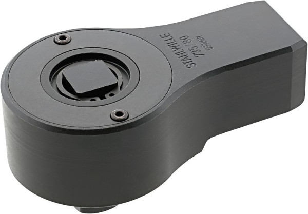 STAHLWILLE Aufsteckknarre Nr.735/80 Außen-4kant 3/4 " Werkzeugaufnahme 24,5x28 mm, 58250080
