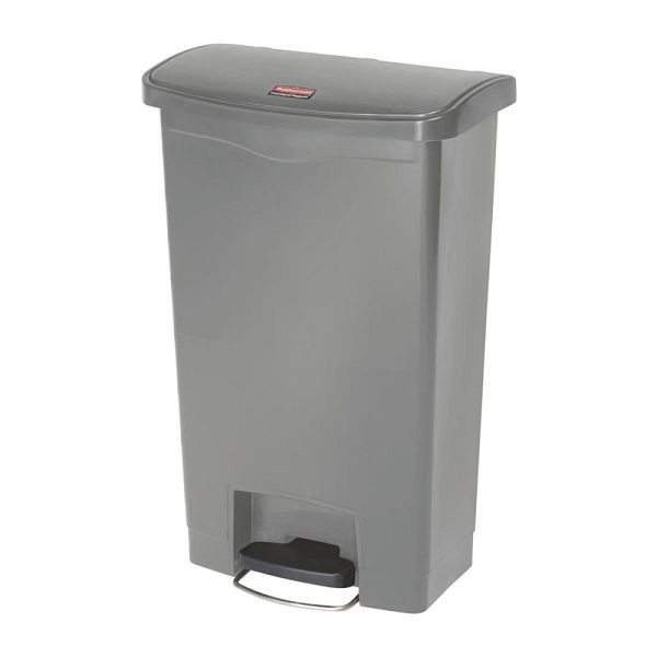 Rubbermaid Slim Jim Treteimer Grau 50L, Polyethylen, DY115