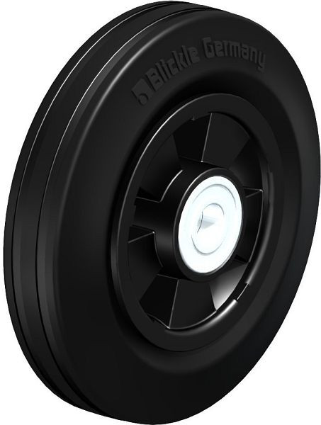 Blickle VPP 200/20K Rad aus Vollgummi, Schwarz, 263012