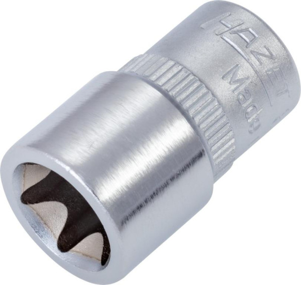 Hazet Steckschlüsseleinsatz TORX®, Vierkant hohl 6,3 mm (1/4 Zoll), Außen TORX® Profil, E12, 850-E12