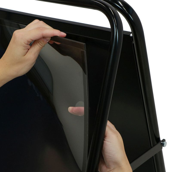 Showdown Displays Set aus 2 ZPES50x70 Schutzfolien inkl. Magnetstreifen, SETFZPES50x70