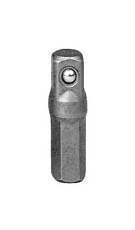 Kraftwerk 1/4" Adapter-Bit für Stecknüsse, 25 mm, 1/4", VE: 5 Stück, 2770-5