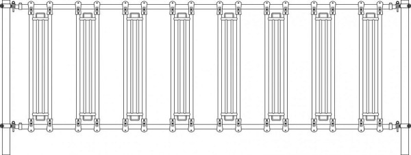 Growi Sicherheits-Fressgitter 5000, Gitterstäbe 180 cm, 19903150