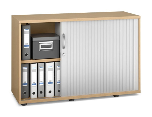 Deskin Rollladenschrank MULTI M pro, Dekor: Buchedekor, BxHxT: 1200 x 780 x 420 mm, 257417