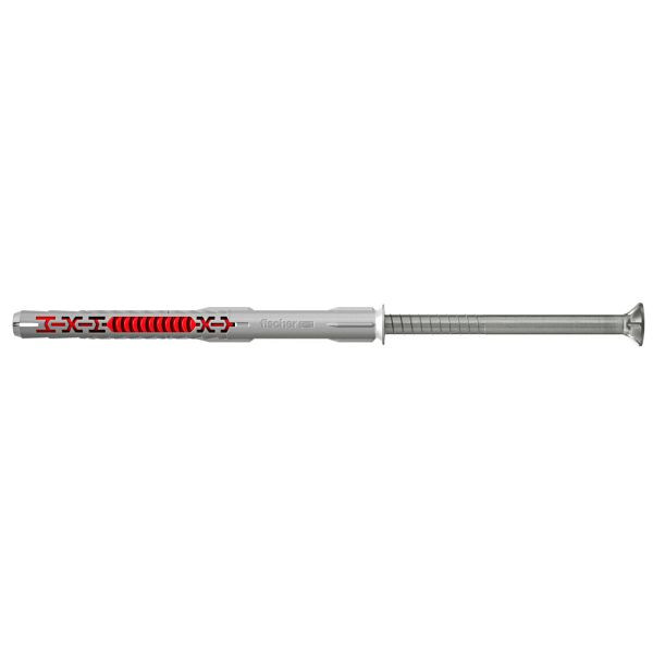 Fischer Langschaftdübel DuoXpand 10 x 80 T R Senkkopfschraube, VE: 50 Stück, 562163