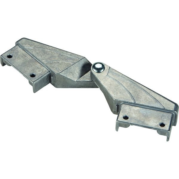 ZARGES Gusscharnier für Holme 73/68 mm, zu Stufen-Stehleiter, gebördelt, beidseitig begehbar, 829761