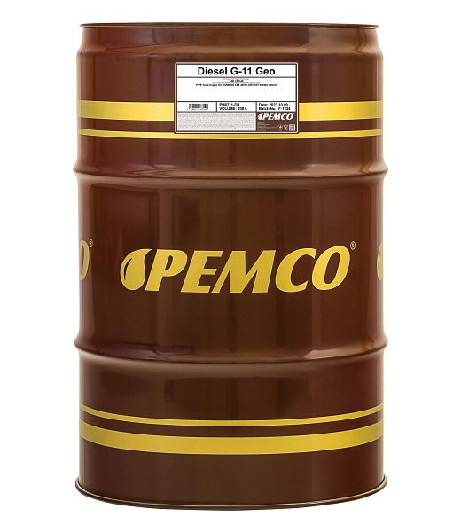 PEMCO Mehrbereichsöl 711 Diesel G-11 Geo, VE: 208 l, PM0711-DR