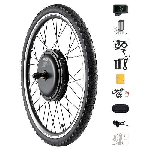 VEVOR Elektro-Fahrrad Kit, 1000W Motor e-bike Ebike Umbausatz 420U/min 650mm, LGDJTJ1000WHAQTLUV9
