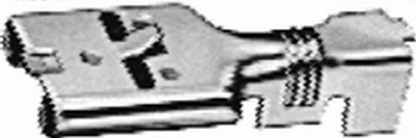 HELLA Leitungsverbinder, mit Arretierung, silber, von: 0.5mm², bis: 1.0mm², Flachsteckhülse, 4,8 x 0,8, 8KW 733 815-003