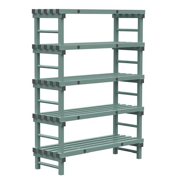 REA Euro-Regal 1400x500x1850mm, 5 Ständer mit 350mm Abstand, 308.182