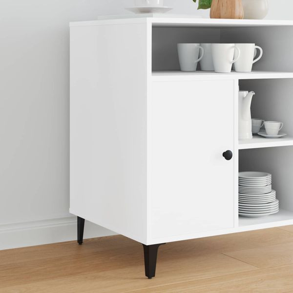 vidaXL Möbelbeine 12-teilig Schwarz 54,1 x 54,1 x 100 mm Eisen, 864779