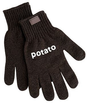 Contacto Gemüseputzhandschuh, braun für Kartoffeln POTATO, VE: Paar, 6537/001