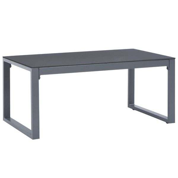 vidaXL Couchtisch 90×50×40 cm Aluminium, 47254, 8719883759135