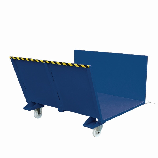 Eichinger Industrie Langholz-Sammelplattform mit Seitenrampen, 500 kg enzianblau, 20960000000097