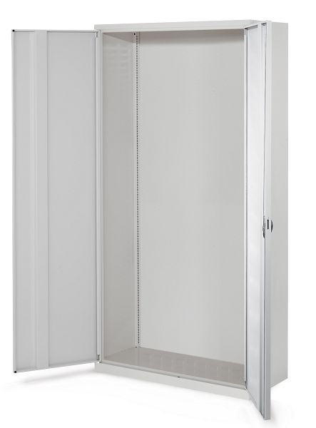 Kappes Systemschrank Leergehäuse Serie 400, RAL 7035, H1950 x B1000 x T410 mm, Vollblechtüren, 1250.00.1013