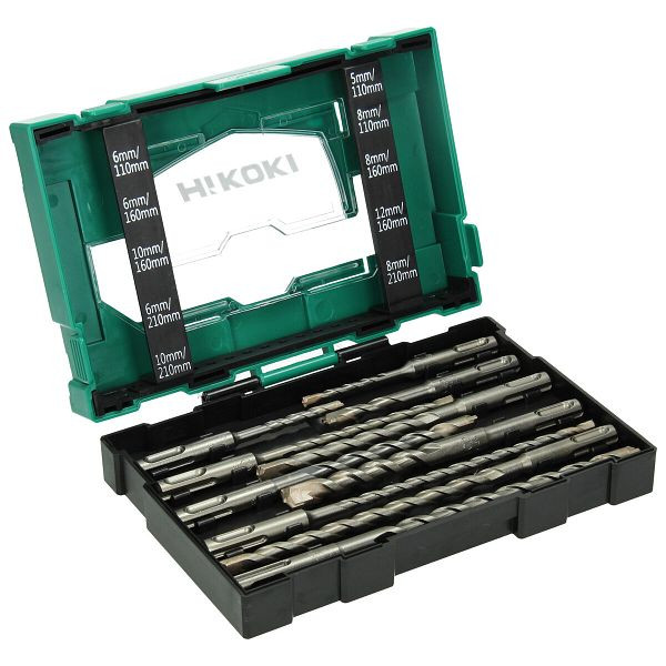 HiKOKI SDS-plus Bohrer Set, 10-teilig, 40030030, 4250155823962