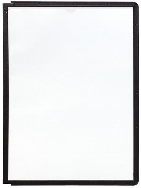 DURABLE Sichttafel SHERPA® PANEL A4, schwarz, 5606 01, 4005546571256