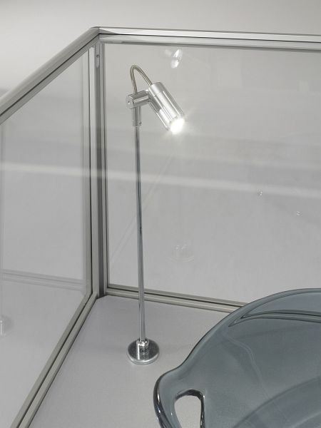 BST LED-Beleuchtung für Tischvitrine, 1 x 1 W Power-LED Stableuchte, für NICE, SLED-1SPOT