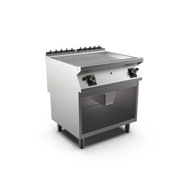 Mareno M1-700 Gas-Grillplatte mit glatter, matter Chromplatte, 80cm, 800(B)x750(T)x900(H)mm, FT78GLCSG, 171.219