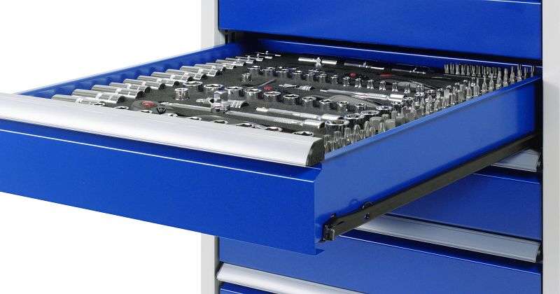 RAU Werkbank 7001I1, B1000xT700xH790-1140mm, 1xSchublade-TA, 03-7001I1-107R4H.11