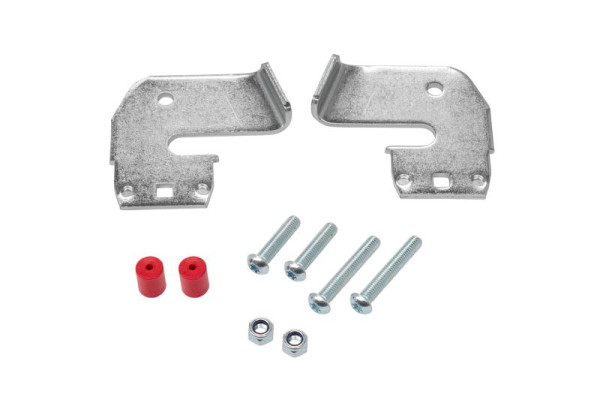 HYMER Ersatzteilset Gelenkplatten für Mehrzweckleitern, für Holmgröße 60x24 mm, 0054971