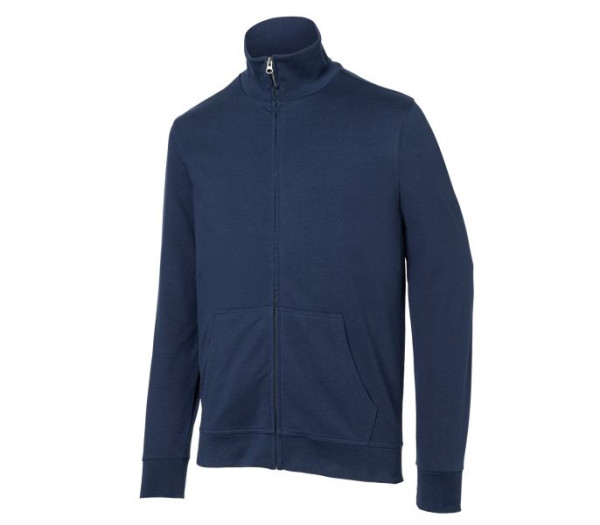 Kübler SHIRTS Sweatjacke, Farbe: dunkelblau, Größe: XS, 5021 6330-48-XS
