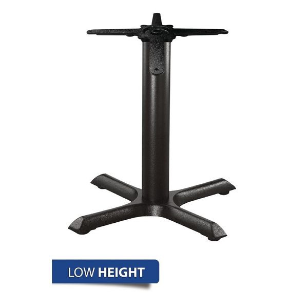 Bolero Tischfuß mit Fußkreuz Gusseisen 48cm hoch, GH445