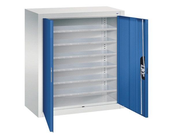 C+P Magazinschrank Serie 13, H830xB700xT300mm, 7035/5010, 134013-20 S10081