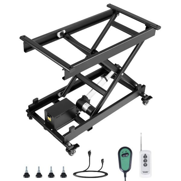 VEVOR 76x44cm Elektrische Hubtisch Scherenhubtisch Hebebühne Scherenheb 150kg, DDJSSJPT350LBSAZ9V2