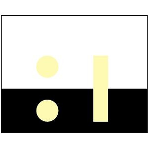Moedel Markierungsplatinen mit gelben Reflektoren RA1, Alu, 400x320 mm, 54541