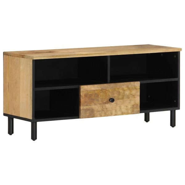 vidaXL TV-Schrank 100x33x46 cm Massivholz Mango, 356907