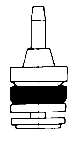 Benkiser Kolben komplett für Urinal-Druckspüler Modell 601/606/666-670/677, 0620416