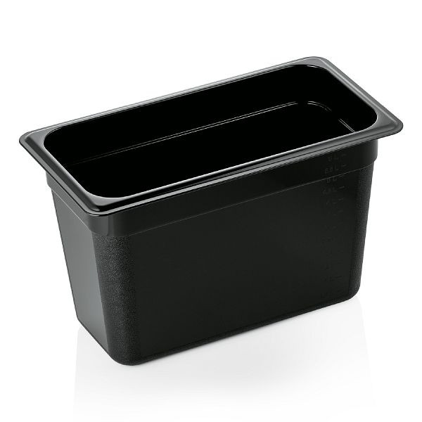 WAS GN 95 GN Behälter 1/3-200 mm, schwarz, Polycarbonat, 9513200