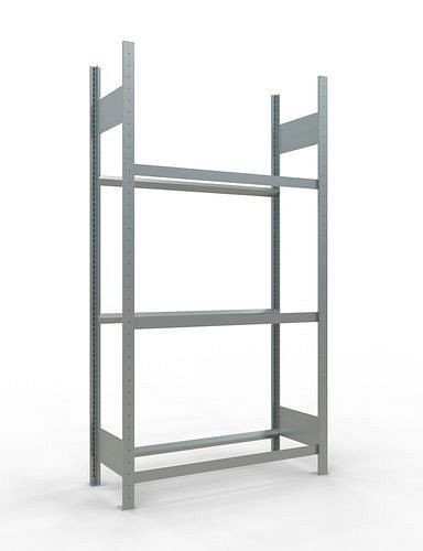 Schulte Reifenregal, Grundfeld, 3 Lagerebenen, Fachbreite 1050 mm, 1100 x 436 x 2000 mm, 278835