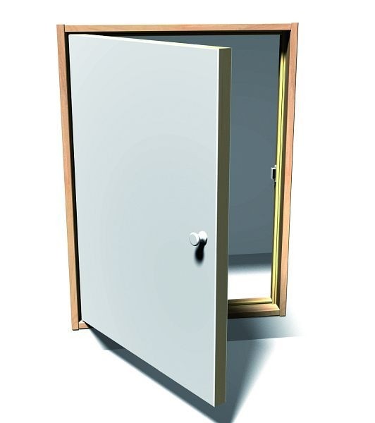 Roto Kniestocktüre ISO 70 x 70 cm WEIß, C995-61472