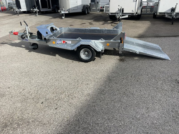 Ifor Williams GH64 Baumaschinen Anhänger mit Rampe, Maße: 1230 x 1880 x 240 mm, SW228425
