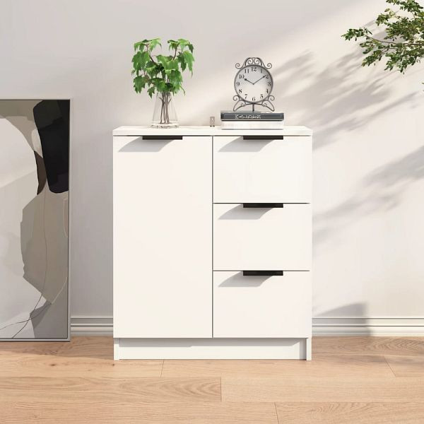 vidaXL Sideboard Weiß 60x30x70 cm Holzwerkstoff, 811079