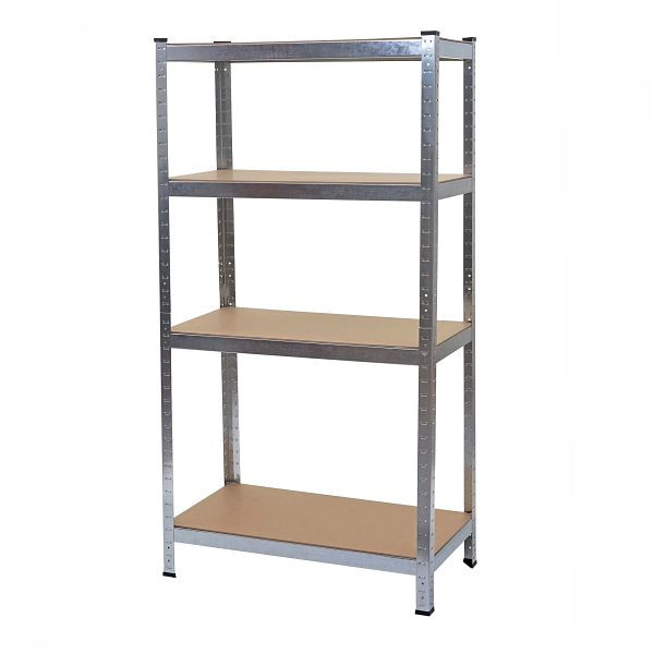 Mendler Schwerlastregal HWC-D67, Werkstattregal Steckregal, 160x80x40cm, Traglast bis 320kg, verzinkt, 64085