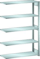 LISTA Anbauregal L1006 (BxTxH) 1300x500x2000mm 160kg, Verzinkt, 50.209.222