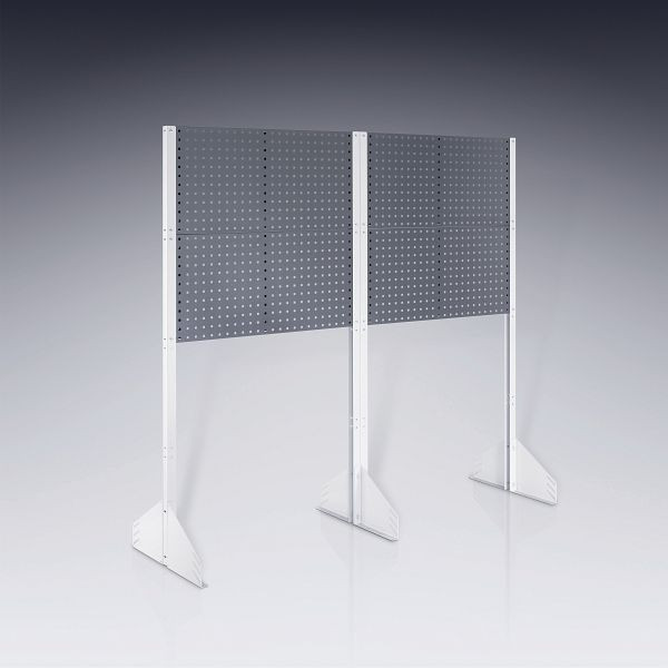 bott perfo Stellwandstützenpaar BxTxH: 43x43x1845 mm, RAL 7035, VE: 1 Paar, 08003189.16