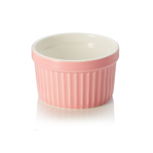 WAS Ragout Fin Set, Ø 7 cm, 85 ml, rosa, VE: 6 Stück, Porzellan, 4918074
