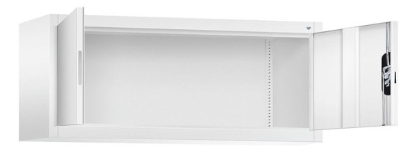 C+P Aufsatzschrank Acurado, H500xB1200xT400mm, Farbe: Verkehrsweiß, Muldengriff, 9464-000 S10150