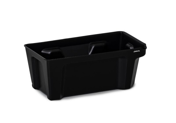 DENIOS Kleingebindewanne mit PE-Recyklat, 5 Liter Auffangvolumen, mit Auslauf, 328335