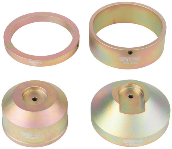 KS Tools Hinterachsbuchsen-Satz für Volkswagen / Audi / Seat / Skoda, 4-teilig, 440.0210